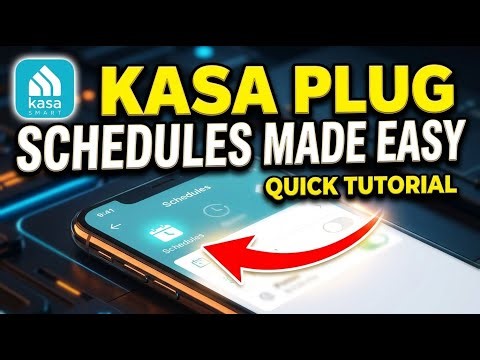 How to setup Kasa Smart plugs with schedules in Kasa app - Easy Tutorial
