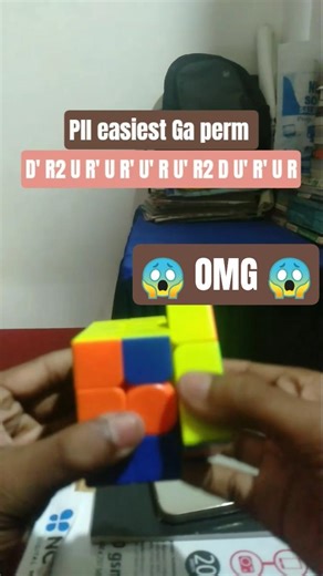 pll easiest GA perm tutorial 🎊🤯💥 [Rubiks cube] #3x3 #rubikscube #sidcuber #viral #cuber #cube#shorts
