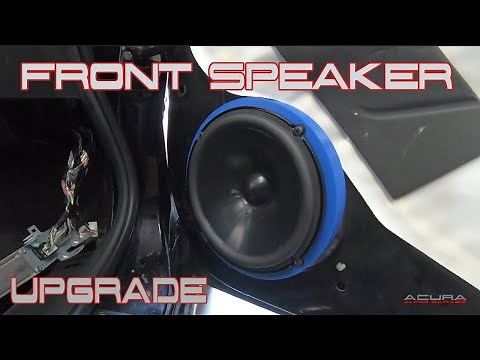 2004 05 06 07 2008 Acura TL Front Speaker Upgrade Install - DIY How To