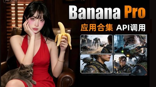 Nano Banana Pro杀疯了！最强API调用！速通教程，超清直出！如何本地使用Banana模型+Comfyui案例教程 一个视频带你全搞清楚邪修玩法汇总