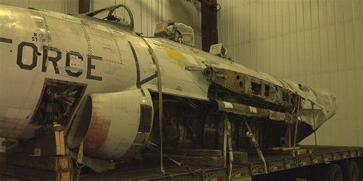 114th Fighter Wing working to restore a F-89 Scorpion
