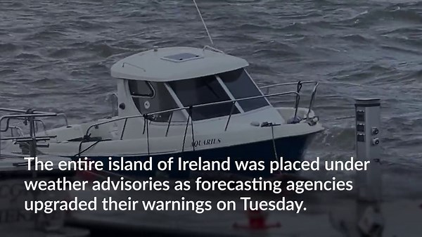 Flights cancelled and homes without power due to Storm Bram