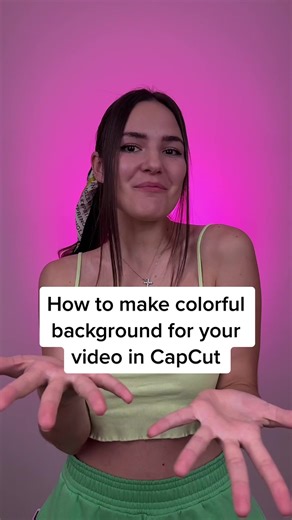 Colorful Video Backgrounds in CapCut: Easy Tutorial