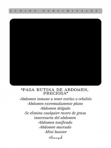 Audio subliminal abdomen plano #audiosubliminal #abdomenplano #fyp #foryourpage #fypシ #parati