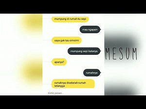 CHAT STORY WIK WIK WIK | CHAT SIMSIMI | CHAT STORY