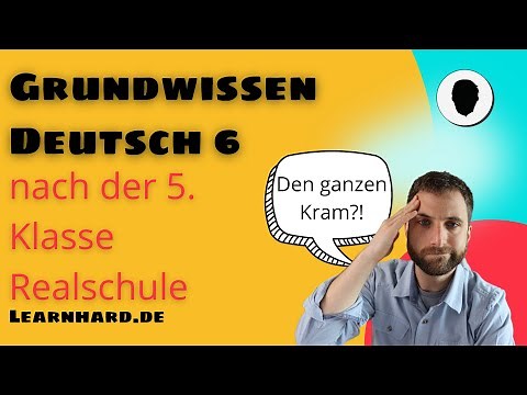 6th grade German Realschule: This is what you need to be able to do - basic knowledge from 5th gr...