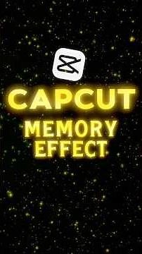 CapCut Trending Memory Effect Tutorial 🔥 | Easy Guide #shorts #capcuttutorial