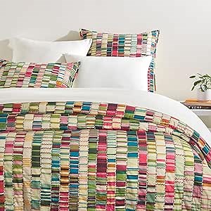 Pine Cone Hill Penelope Stripe Multi Coverlet, Full/Queen Size, Multi Stripe Pattern