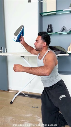 When sand started coming out of the man's mouth, he quickly drank water. #shortvideo