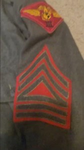 WW2 USMC Dress Greens & Service Cap #usmc #ww2 #worldwar2 #uniform #marinecorps