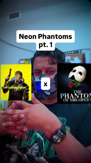 ELEKTROMAN on Instagram: "Phantom of the Opera x Cyberpunk. Rebuilding my first masks into Neon Phantoms. Then: clay moulds, paper mache, plaster and some janky LED tubes. Now: addressable LEDs, compact modules and 3D printed parts What colour should I start with? (RED/ BLUE/ GREEN/ ORANGE/ WHITE/ PURPLE) #cyberpunk #3dprinting #cosplay #arduino #esp32 #mask #masktok"