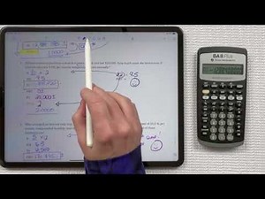 BA 2 Texas Calculator Tutorial 3 for Real Estate Math