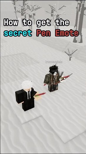 How to get Secret Pen Item/Emote in JJS #jujutsushenanigans #jjs #roblox #shenanigans #jjk #anime