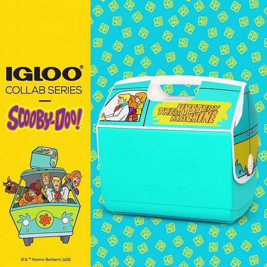 RUH-ROH RAGGY🌪 Scooby-Doo and the gang are back to celebrate 50 years of ridiculous fun with a one-of-a-kind Mystery Machine Playmate Cooler from Igloo. AVAILABLE NOW! 🌀 Fetch one before your Scooby Snacks get warm! 🌀 | Igloo Coolers