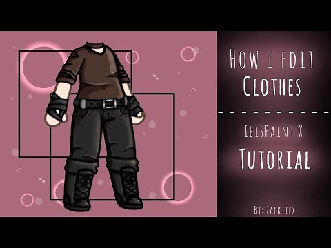 [ How i edit: Clothes ] || Gacha Life || IbisPaint x Tutorial