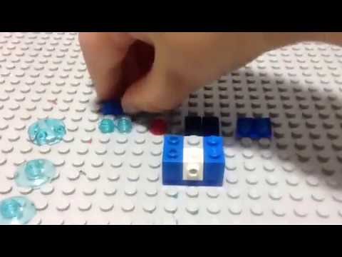 Three Lego sonic spin dashes