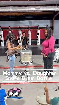 Mother vs Daughter Snare drum showdown !!