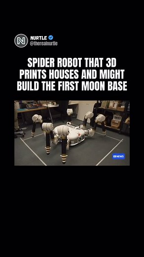 Nurtle | Developed by Sydney-based startup Crest Robotics, this six-legged robot can 3D print entire buildings using materials it collects and... | Instagram