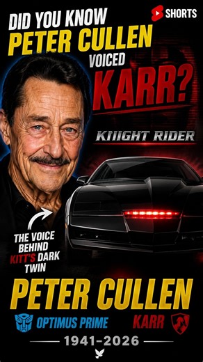 Did You Know Peter Cullen Voiced KARR? 🚘😱 | Knight Rider #shorts