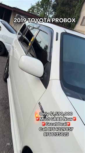 QUEBANZ AUTO SALES LTD on Instagram: "🚨SOLD🚨 2019 TOYOTA PROBOX $1,590,000 ✅ ENGINE AND TRANSMISSION SOLID ✅ ALL WINDOWS POWERED ✅ AC COLD ✅ ANDROID TOUCH SCREEN RADIO ✅ SPORT RIMS ✅ LED LIGHTS ✅ DRIVES VERY GOOD ✅ DOCUMENTS UP TO DATE ✅ BUY AND DRIVE CALL or WhatsApp 8764229857 / 8768135025 Visit us @quebanz_autosales on Instagram or on TikTok ▶️quebanz_autosales_876 🚩🇯🇲 QUEBANZ AUTO SALES 🇯🇲 🏁🚩 #Quebanitez #Quebanitesfamil