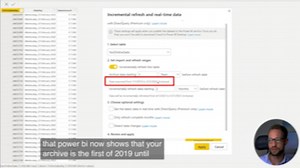 Incremental refresh in Power BI
