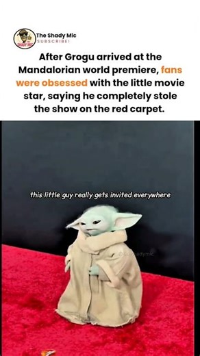 Grogu’s “Mandalorian world premiere” look has people reacting goes viral #themandalorian
