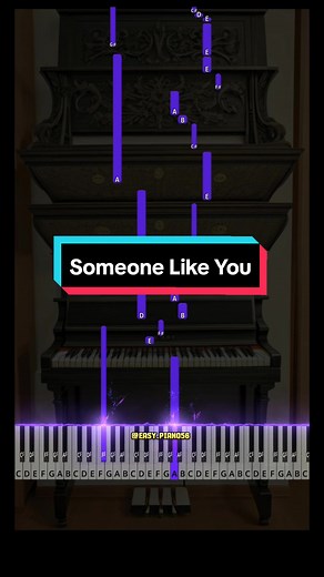 🔵 Someone Like You - Adele (Easy Piano Tutorial) #piano #pianotutorial #easypiano #easypianotutorial #someonelikeyou #adele