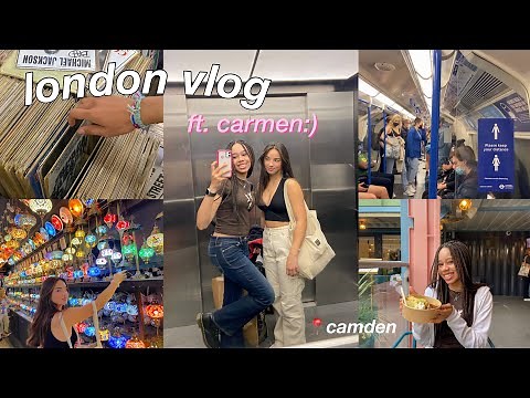 LONDON VLOG in camden ft. carmen (+shopping haul)
