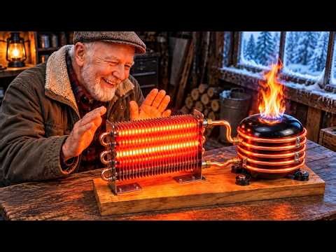 Every house needs this and no one does it! I Made a Mini Heater 3-in-1 😱 No Electricity, No Gas!