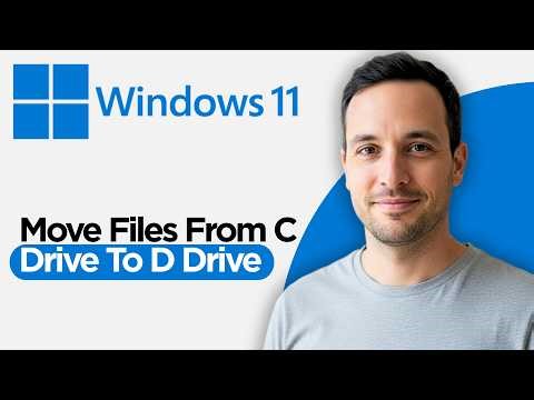 How to Move Files From C Drive to D Drive in Windows 11 (2026 Step by Step Guide)
