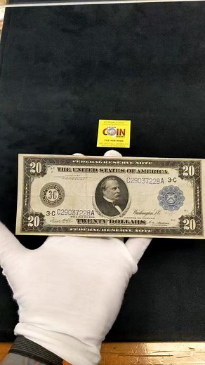 1.1K views · 20 reactions | Good Morning, this is a Federal Reserve twenty dollar note from 1914. #neilbuys #rarenote #howyoustackin | Nevada Coin Mart | Facebook