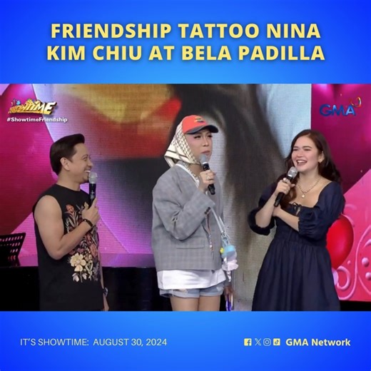 #ItsShowtime #Highlights: Ipinakita nina Kim Chiu at Bela Padilla ang kanilang friendship tattoos na pinagawa nila sa pamangkin ni Whang-Od? 😂 #ViceGanda Watch #ItsShowtime every 12:00 p.m. from Monday to Saturday on GMA and GTV. For more videos, visit: http://gmanetwork.com/ItsShowtime | GMA Network