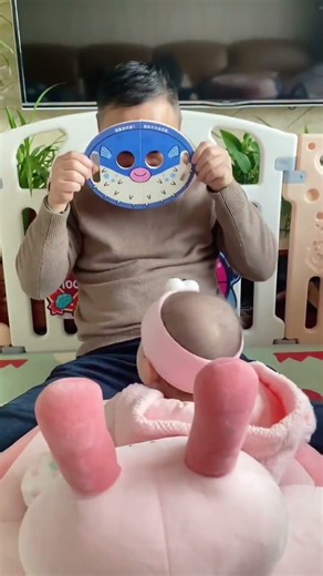 Cute Baby Face Peekaboo Book for Early Learning#babytoys #shortsviral