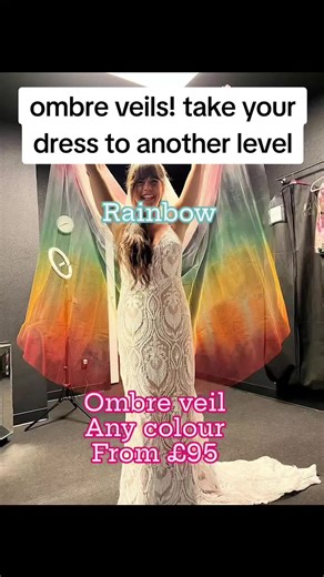 THIS SONG IS STUCK IN MY HEAD, SO I THOUGHT I'D STICK IT IN YOURS TOO🤣 Ombre veils, our best selling item! CHOOSE YOUR COLOURS CHOOSE YOUR LENGTH Single tier with a comb, or shoulder pin veil cape. 250cm is popular £95 #ombreveil #dipdyeveil #alternativeveil #nontraditional veil 1st 3 photos @cameronjordan_photography Photo 9 and 10 @vickiclaysonphotography Photo 13 and 14 @pinkphotographics