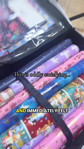 Efficient Gift Wrap Storage Solution for Holidays