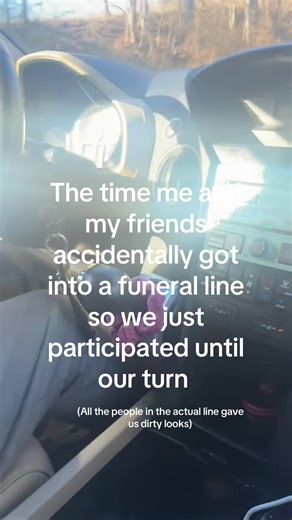 Accidentally Joining a Funeral Line