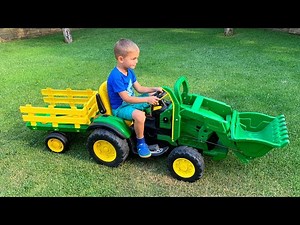 Funny stories about unboxing Tractors - compilation - Videos For Kids