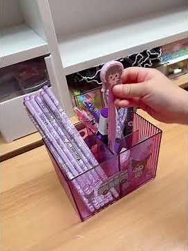 沉浸式_整理收納庫洛米新書桌~土土整理的書桌你們還滿意不？#沉浸式 #整理書桌 #庫洛米 #三麗鷗 @DOU+小助手 @抖音小助手