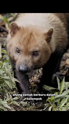 Speothos venaticus: Anjing Hutan Paling Misterius! #shorts