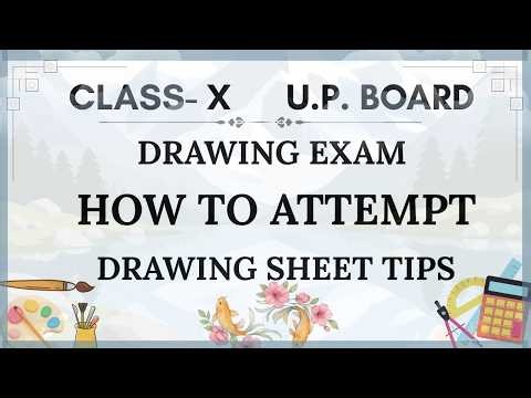 Class 10 | Art Exam | How to Attempt Art Paper | Design Art, Technical Art & Memory Drawing Tips