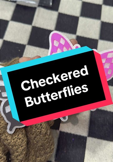 DIY Checkered Butterflies Car Freshies Guide