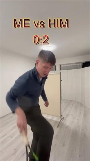 ME vs HIM !! MINI TENNIS CHALLENGE !!