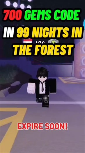 700 Gems Code in 99 Nights in the Forest (Working Now) #roblox