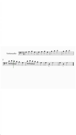 Brother John | Cello Sheet Music #sheetmusic #shots #cello