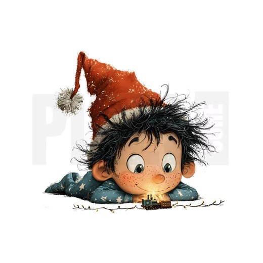 11 Quirky Christmas Boy With Toy Train Clipart, PNG, Holiday Winter Cartoon Art, Card Making, Junk Journal, Scrapbooking, Digital Download - Etsy