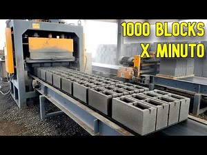 Así Se Fabrican MÁS DE 2,000 Bloques al Día ¡Proceso Completo!