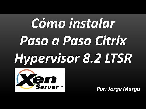 Instalando paso a paso Citrix Hypervisor 8 2 LTSR