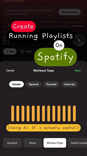 How to Create Custom Running Playlists on Spotify using AI (bpm, run type and..!) #running #runners