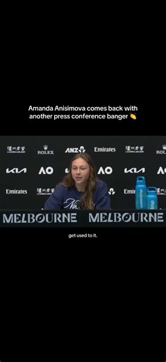 Not only has she been media trained, but she’s also communicating authentically and showing people where she’s coming from on the topic 👏 #mediatraining #pressconference #australianopen #prstrategy #comms