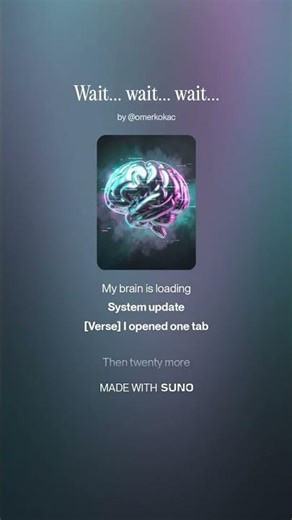 😂 My Brain Is Loading | Funny AI Meme Song (Relatable!)